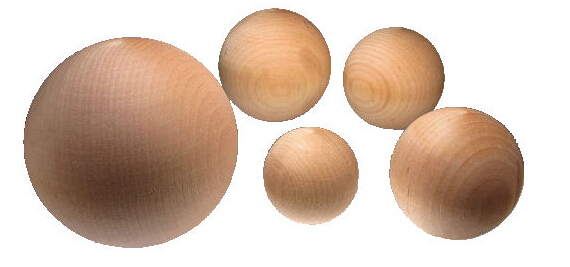 1-1/4” to 3” Wood Balls – unfinished